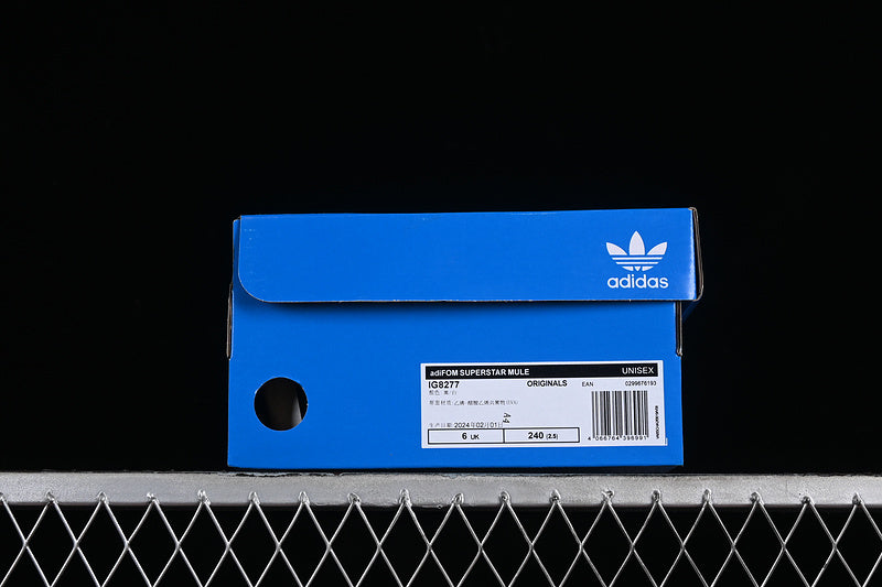 adidasMens Adifom Superstar Mule - Black