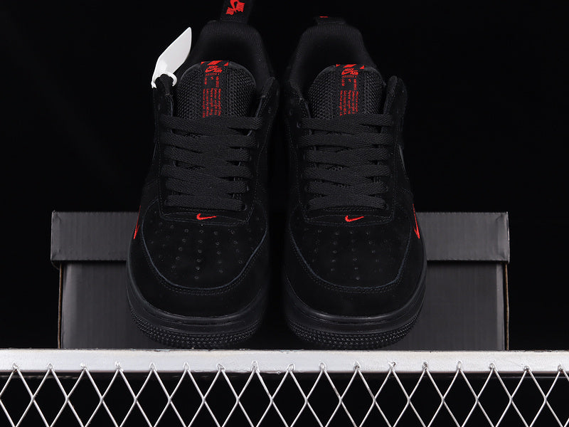 NikeMens Air Force 1 AF1 - Utility Crimson Black