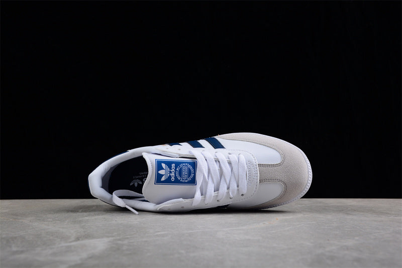 adidasMens Samba - White/Navy