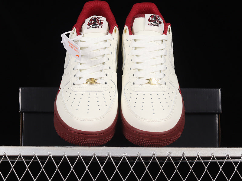 NikeUnisex Air Force 1 AF1 Low 40th Anniversary Edition - Sail Team Red