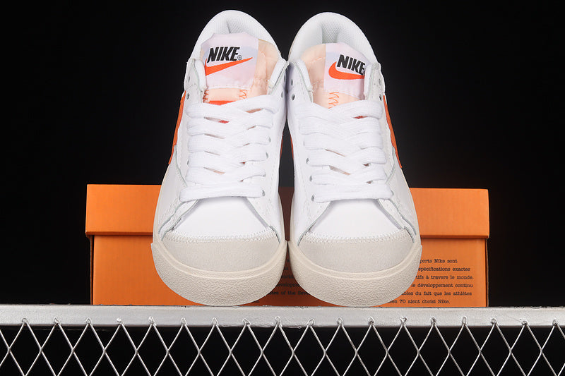 NikeMens Blazer Low 77 Jumbo - White/Orange