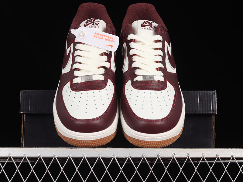 NikeUnisex Air Force 1 AF1 Low - College Pack Night Maroon