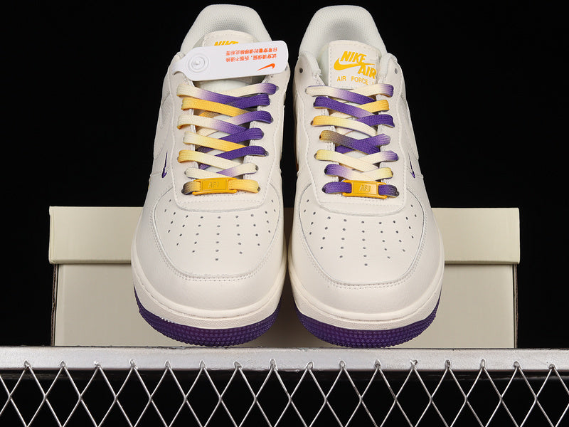 NikeUnisex Air force 1 AF1 low - purple/yellow