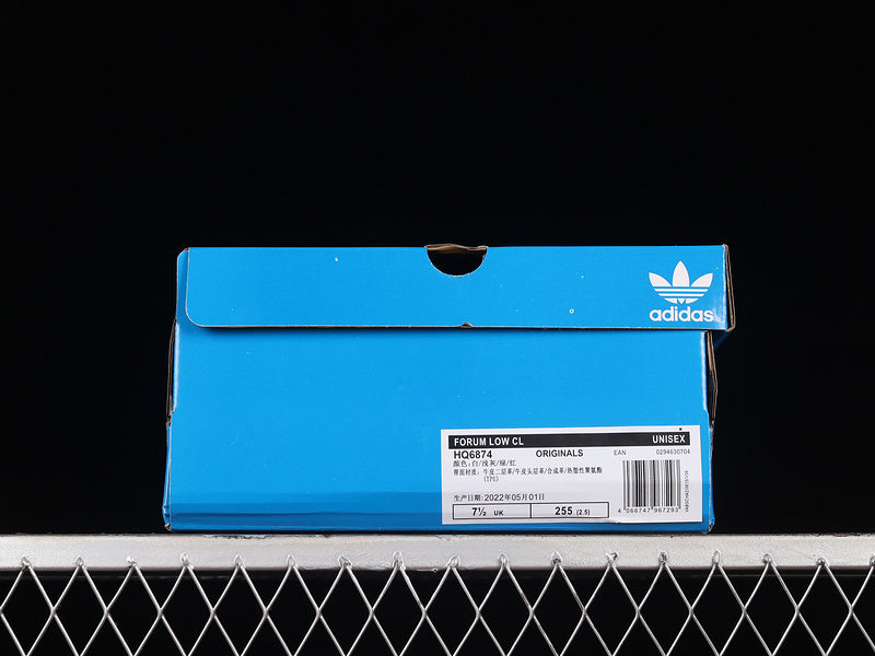 adidasMens Forum Low - Teal Burgundy