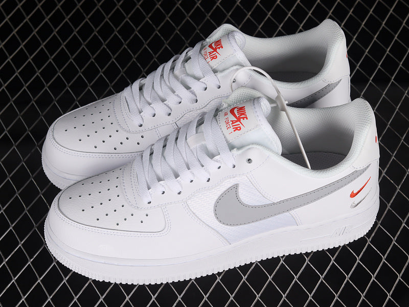 NikeUnisex Air Force 1 Low Double Swoosh - White Picante