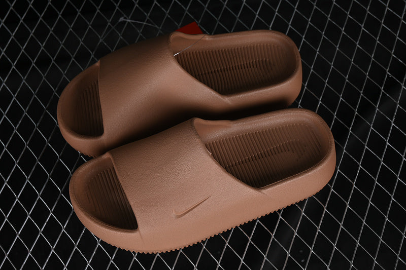 NikeMens Calm Slides - Mocha brown
