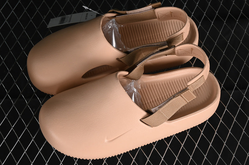 NikeMens Calm Mule Slide - Brown
