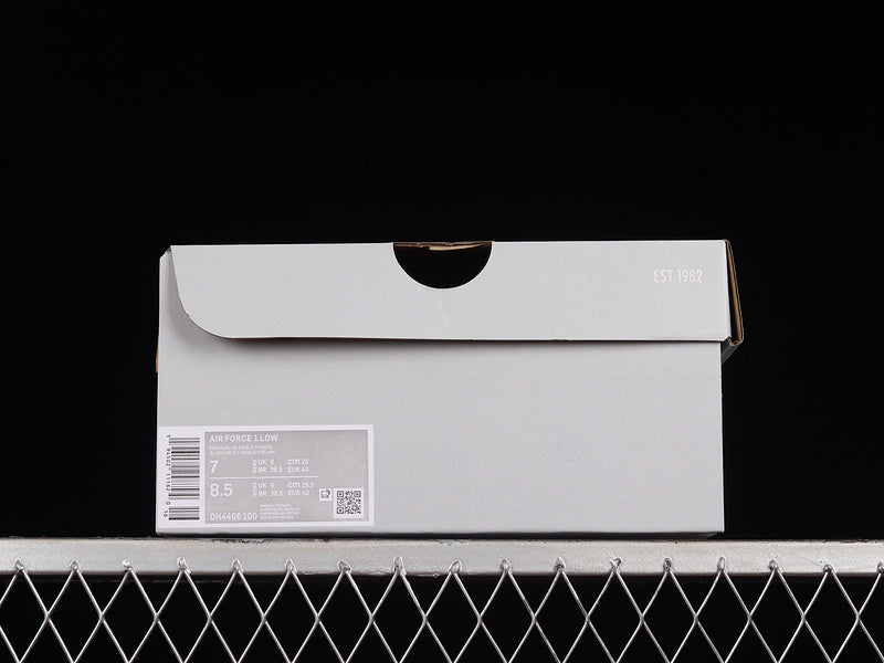 NikeUnisex Air Force 1 Low AF1 Paisley - Worn Blue