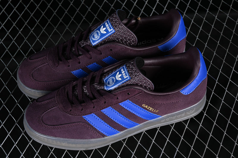 adidasMens Gazelle Indoor - Maroon Blue