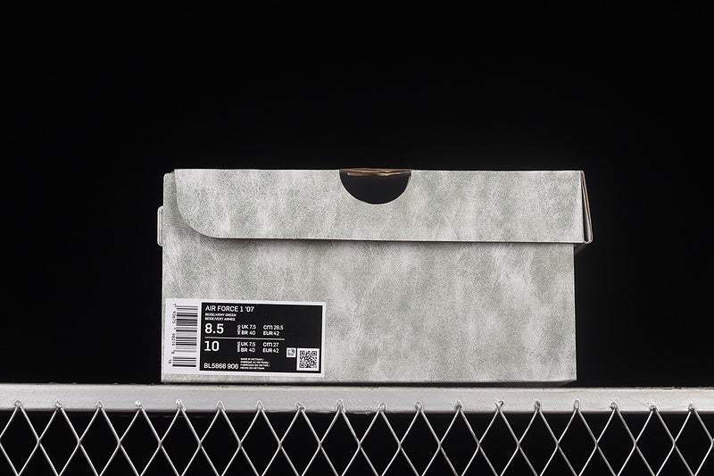 NikeUnisex Air Force 1 AF1 Low - Beige Army Green