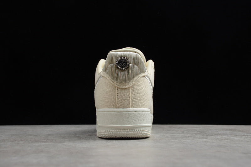 Stussy x Air Force 1 AF1 - Fossil Stone
