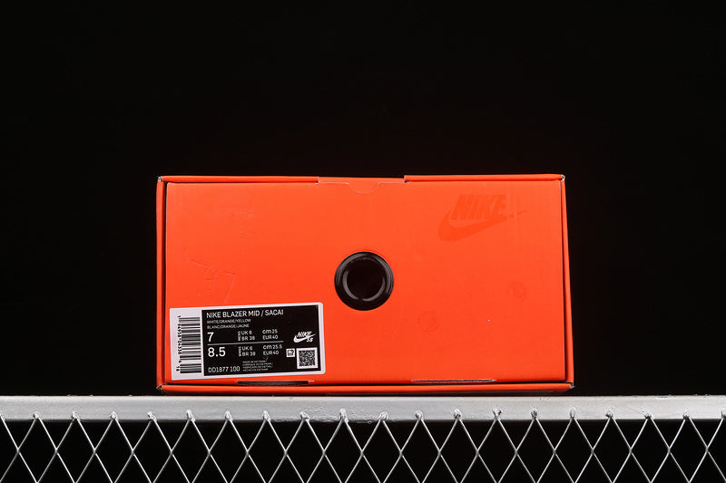 NikeMens Blazer Low x Sacai - Magma Orange