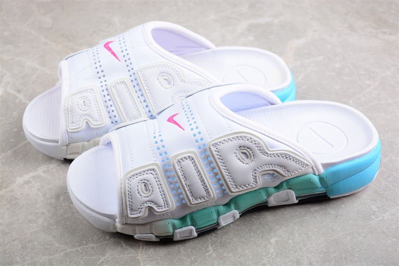 NikeMens Air More Uptempo Slide - Aqua