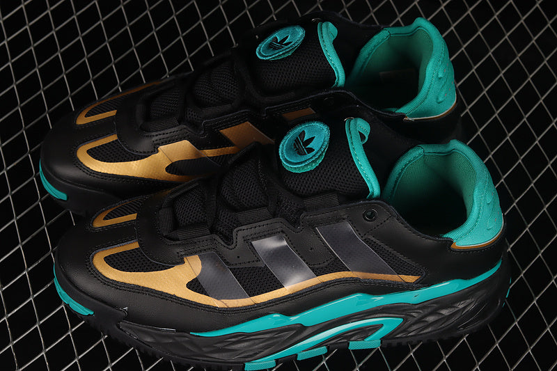adidasMens Niteball - Black/Green