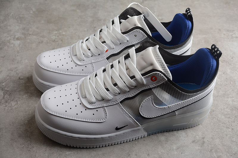 NikeMens Air Force 1 AF1 React - Blue