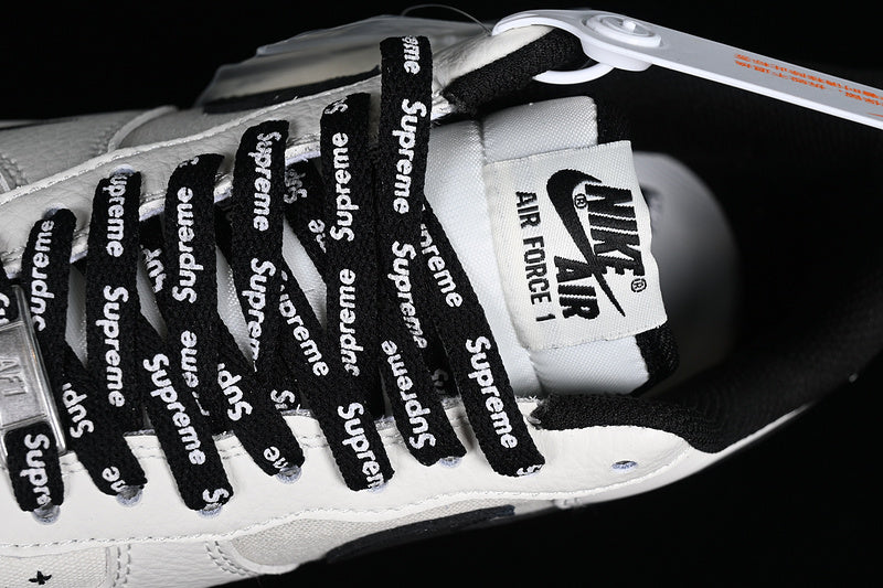 NikeMens Air Force 1 AF1 Low - Black/White