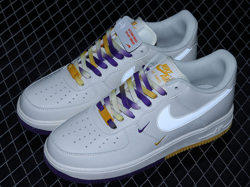 NikeUnisex Air force 1 AF1 low - purple/yellow