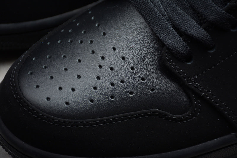 Air Jordan Retro 1 AJ1 Low - Triple Black