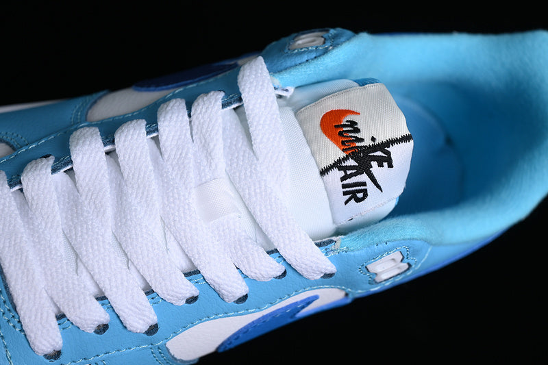 NikeMens Air Force 1 Split Light - Photo Blue