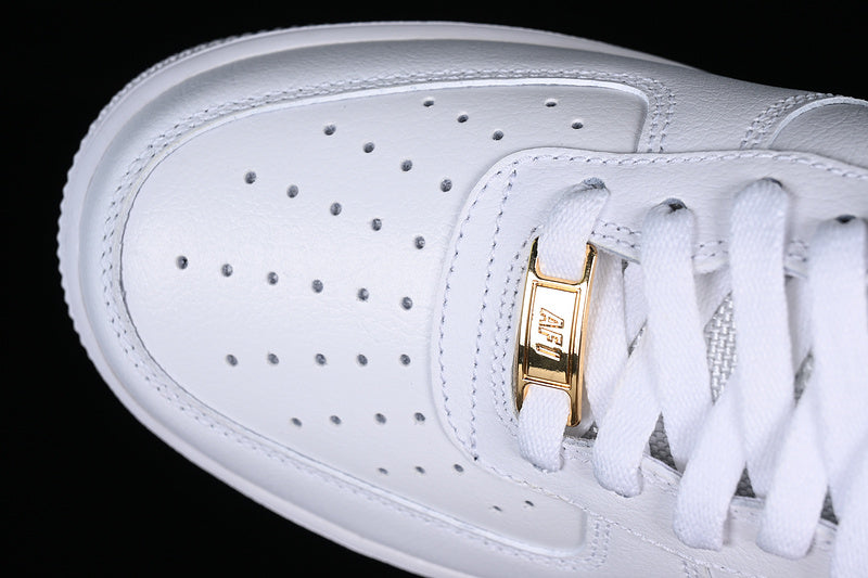 NikeUnisex Air Force 1 AF1 Low - White/Gold