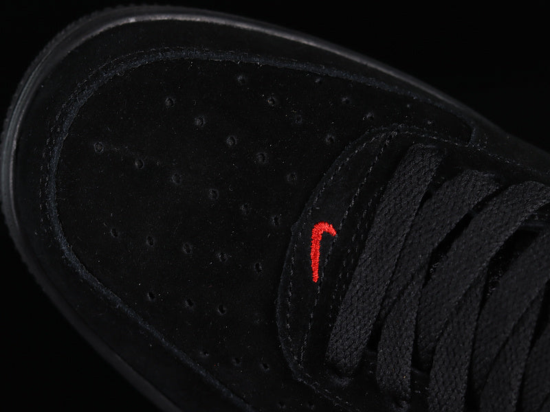 NikeMens Air Force 1 AF1 - Utility Crimson Black