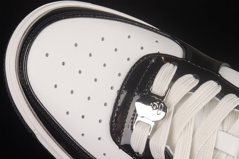 A Bathing Ape Bapesta Low - Black/White