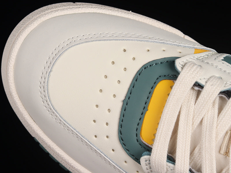 adidasMens Drop Step Low - White Tech Emerald