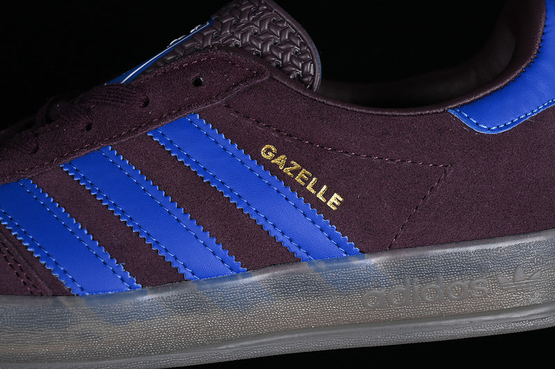 adidasMens Gazelle Indoor - Maroon Blue