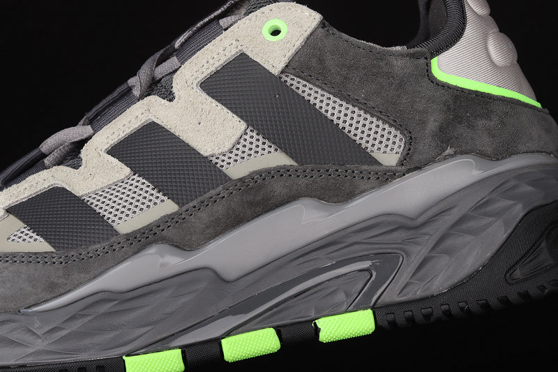 adidasMens Niteball - Grey/Green