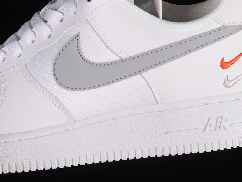 NikeUnisex Air Force 1 Low Double Swoosh - White Picante