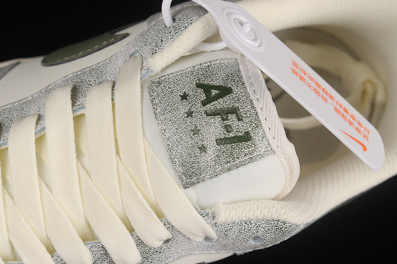 NikeUnisex Air Force 1 AF1 Low - Beige Army Green