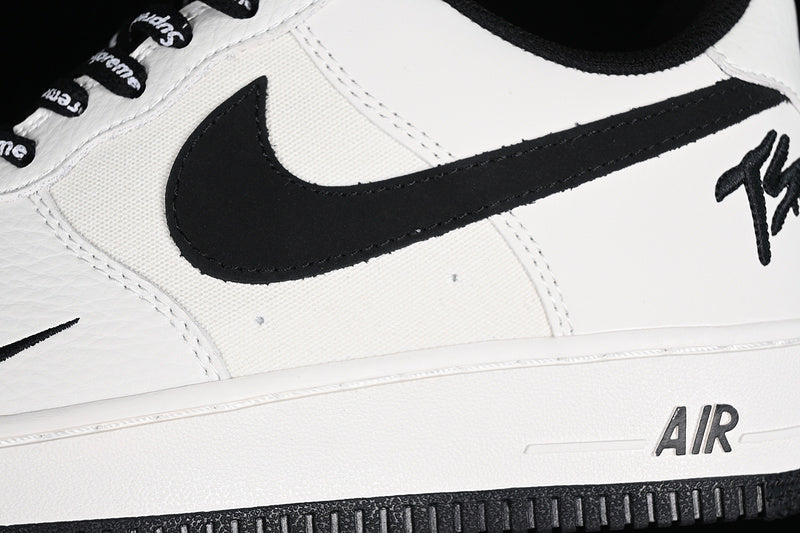 NikeMens Air Force 1 AF1 Low - Black/White