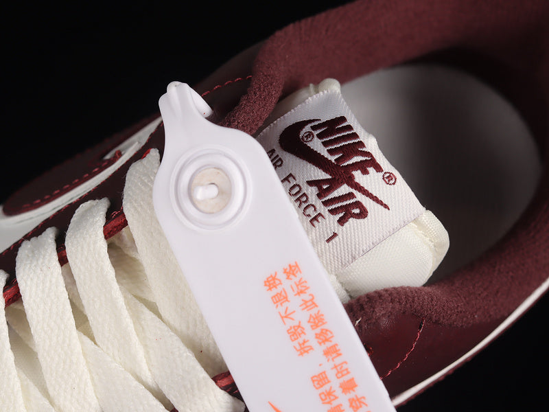 NikeUnisex Air Force 1 AF1 Low - College Pack Night Maroon