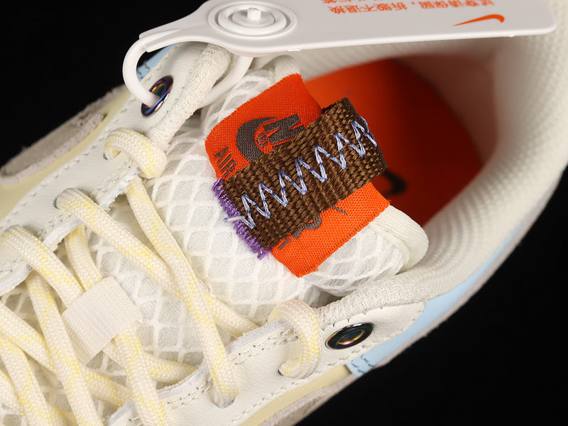 NikeUnisex Air Force 1 AF1 Ehite - Sail and lime