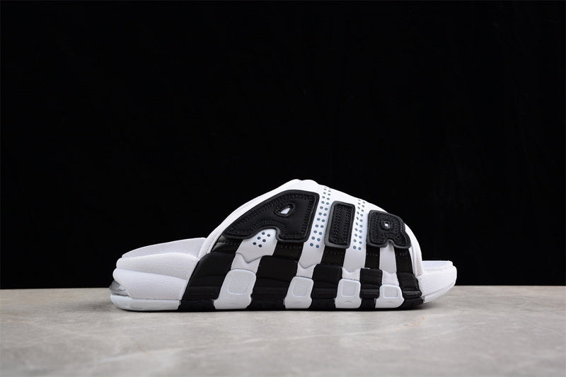 NikeUnisex Air More Uptempo Slide - White/Black