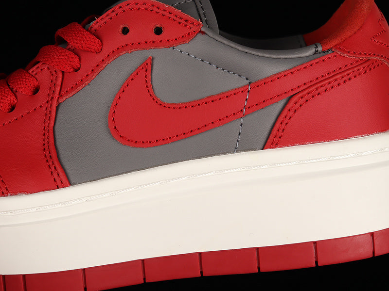 Unisex Air Jordan 1 AJ1 Low Elevate - Red/Grey