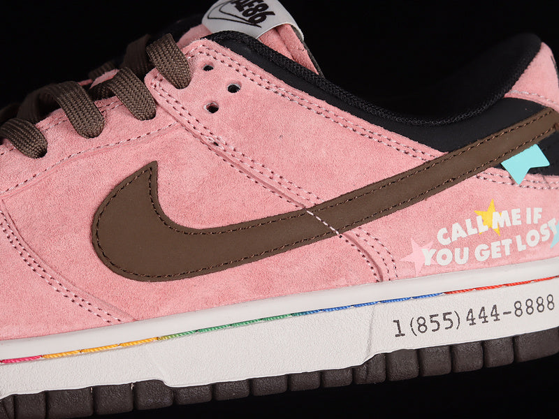 NikeUnisex SB Dunk Low - Pink/Brown