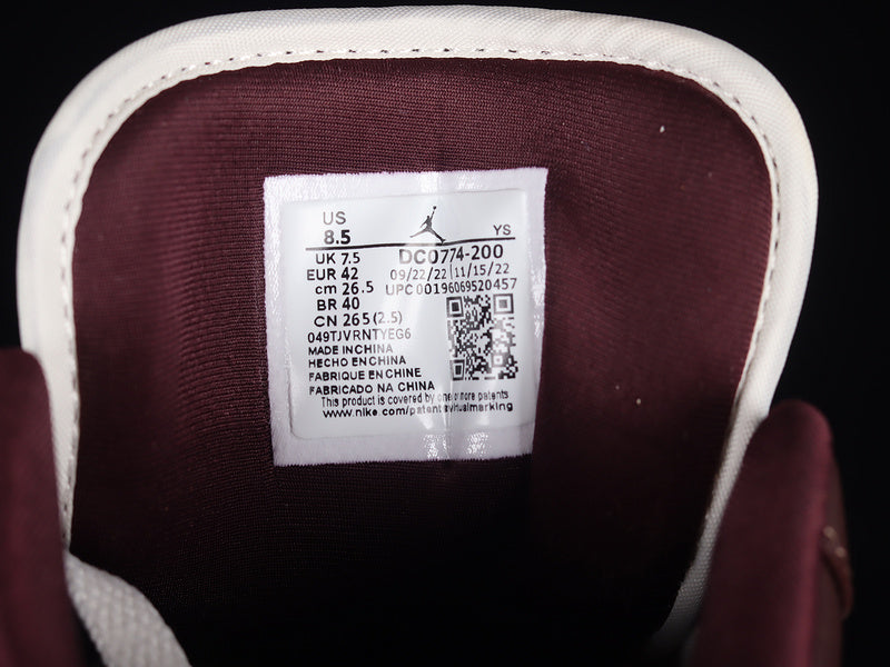 Air Jordan 1 AJ1 Low Shadow - Brown