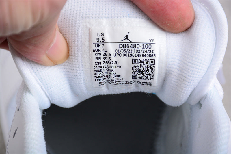 Air Jordan 1 AJ1 Low Quilted - Triple White