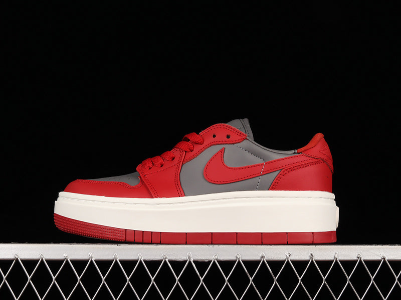 Unisex Air Jordan 1 AJ1 Low Elevate - Red/Grey