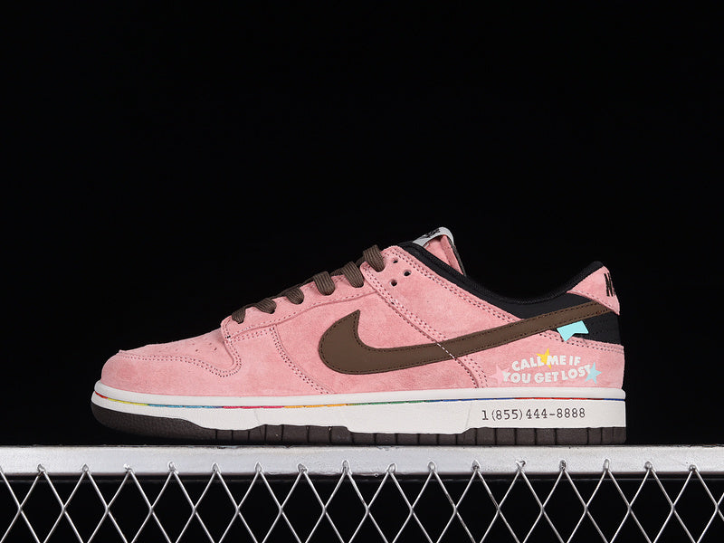 NikeUnisex SB Dunk Low - Pink/Brown