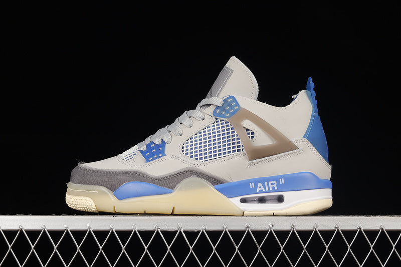 Off-White x Air Jordan 4 AJ4 Retro - Sail