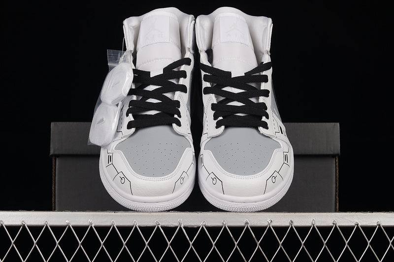 Air Jordan 1 AJ1 Mid PS5 - White