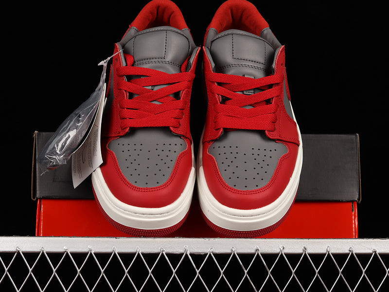 Unisex Air Jordan 1 AJ1 Low Elevate - Red/Grey