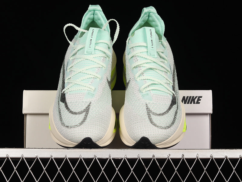 NikeMens Air Zoom Alphafly NEXT% 2 Neon