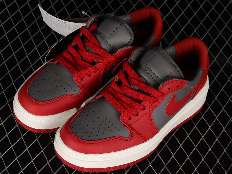 Unisex Air Jordan 1 AJ1 Low Elevate - Red/Grey