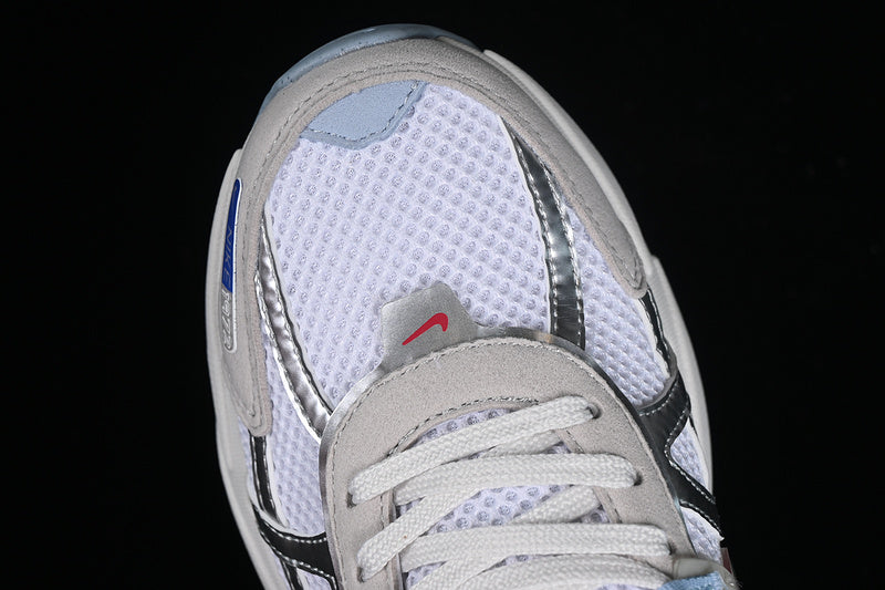 NikeMens V2K Run - Metallic Silver/Gym Red