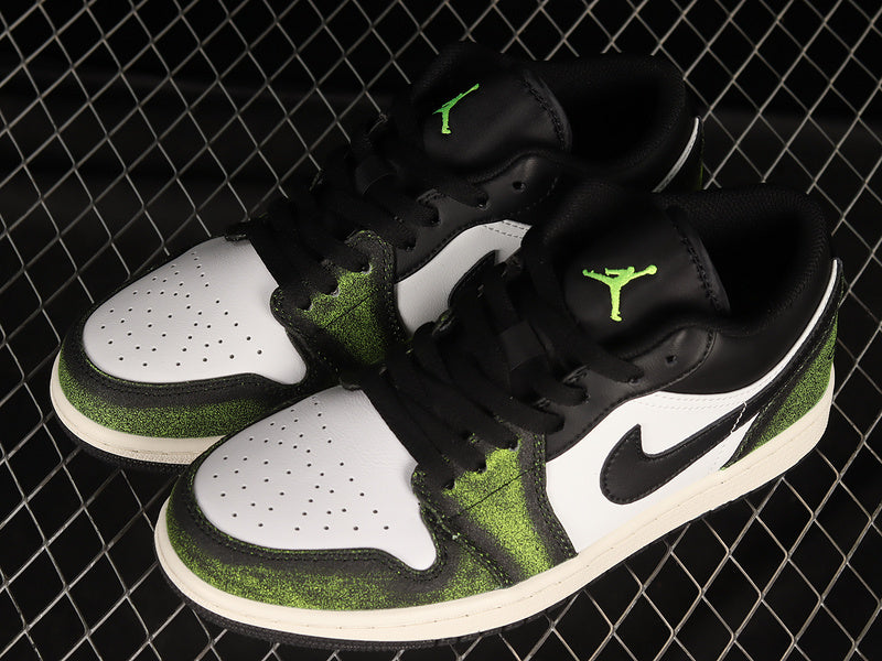 Air Jordan 1 AJ1 Low Wear Away - Electric Green
