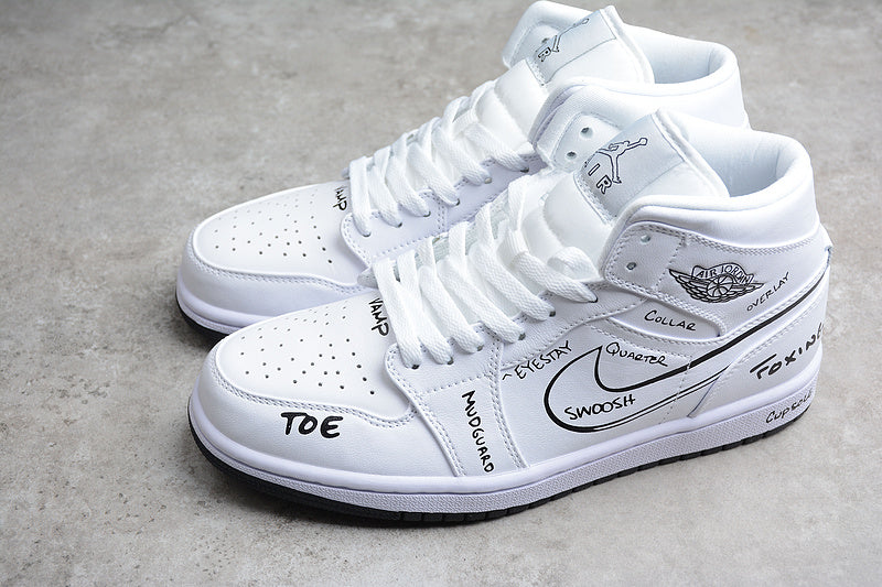 Air Jordan 1 AJ1 Mid - Schematic