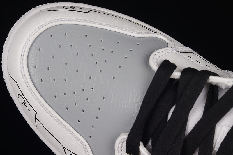 Air Jordan 1 AJ1 Mid PS5 - White